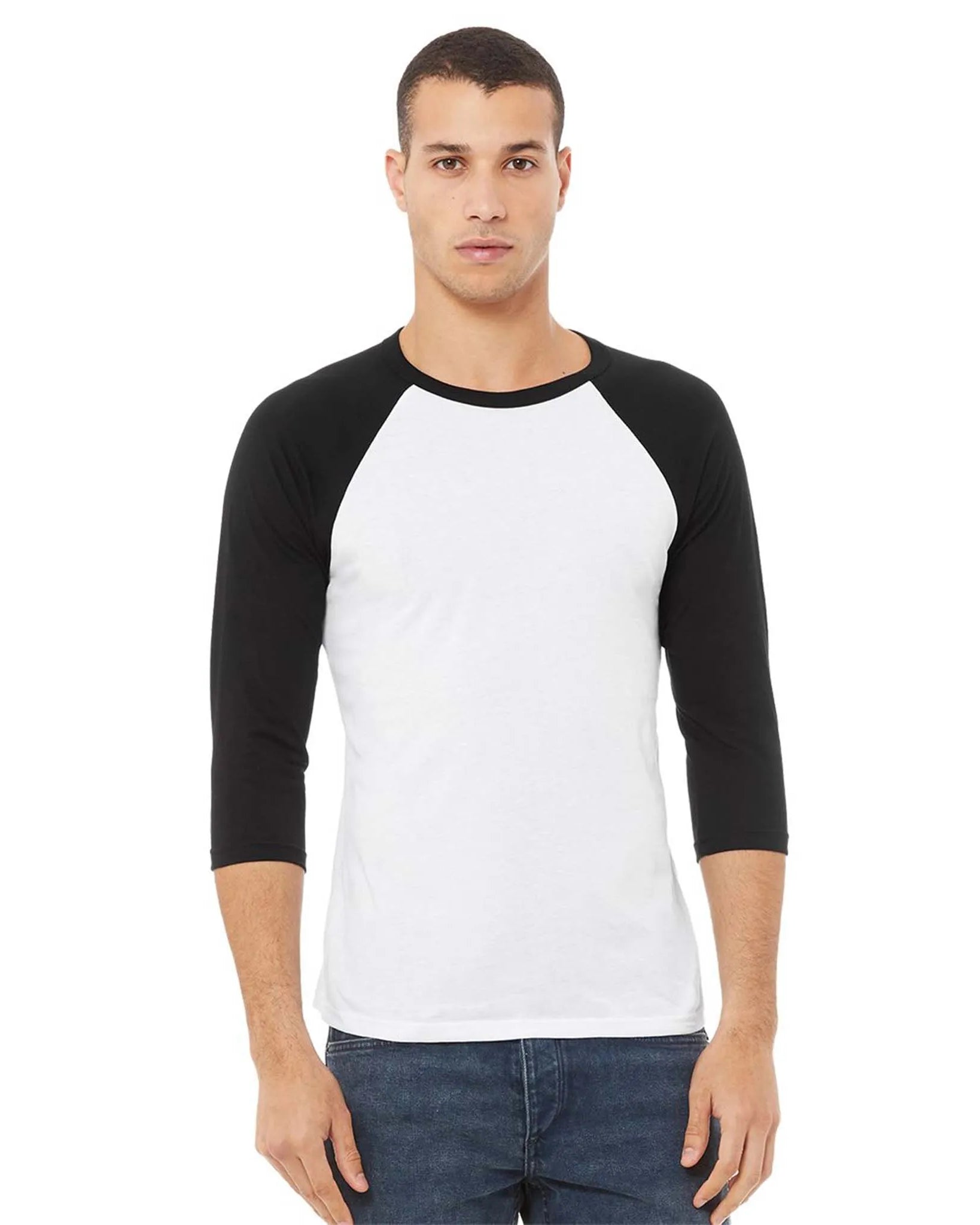 Three-Quarter Sleeve Baseball Tee - 3200 - Print Me Shirts