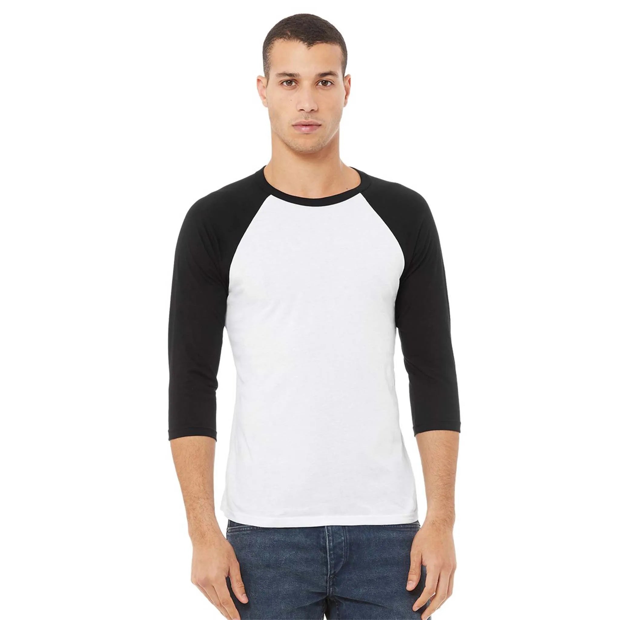 Three-Quarter Sleeve Baseball Tee - 3200 - Print Me Shirts