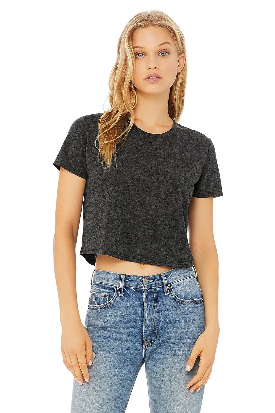 Women’s Flowy CropTee - 8882 - Print Me Shirts