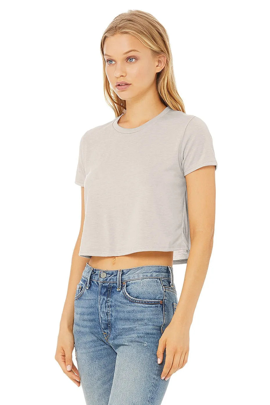 Women’s Flowy CropTee - 8882 - Print Me Shirts