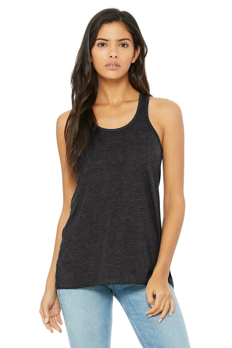 Women's Flowy Racerback Tank - 8800 - Print Me Shirts