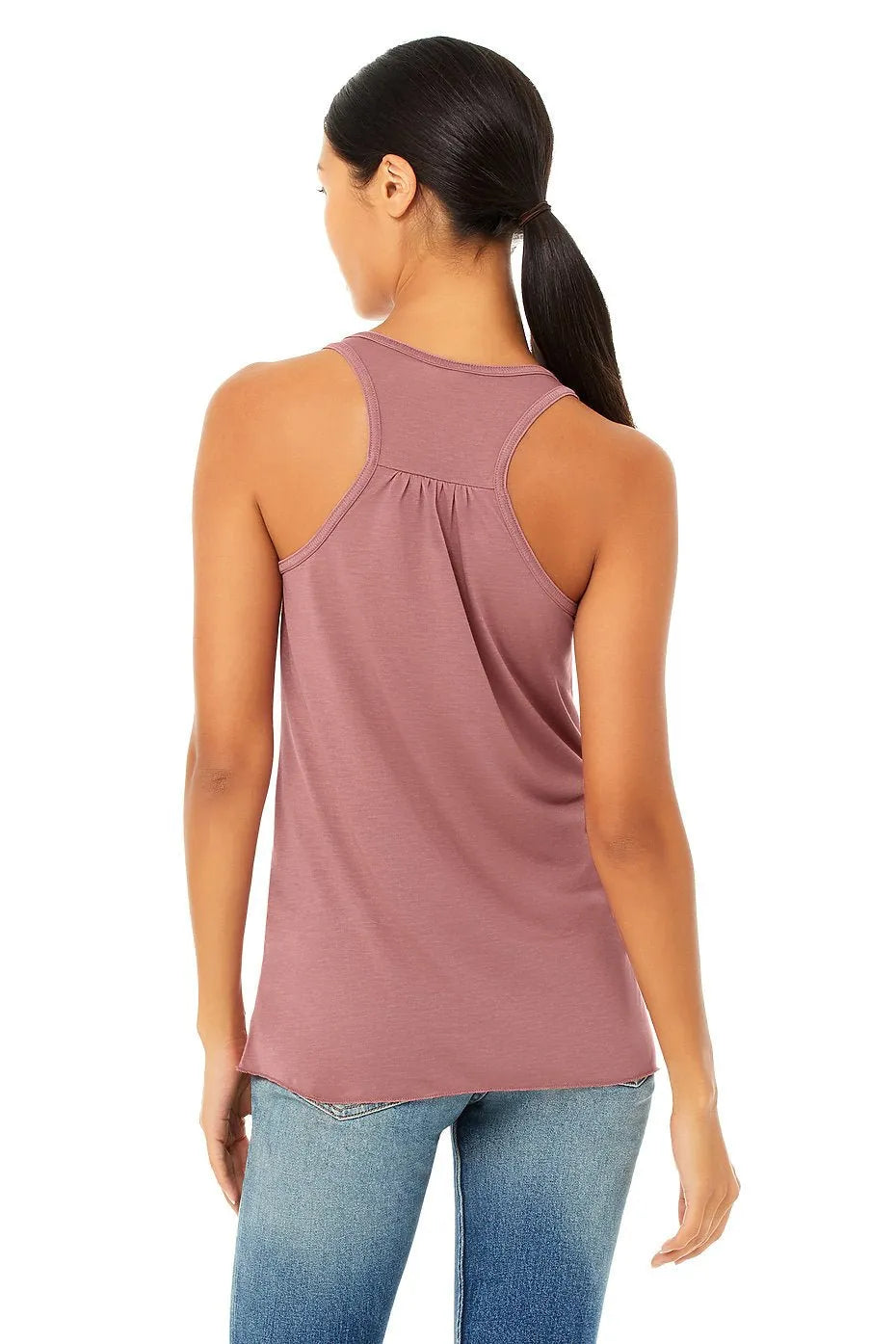 Women's Flowy Racerback Tank - 8800 - Print Me Shirts