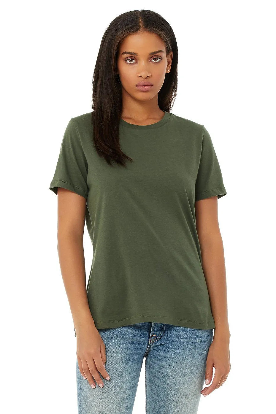Women’s Relaxed Jersey Tee - 6400 - Print Me Shirts