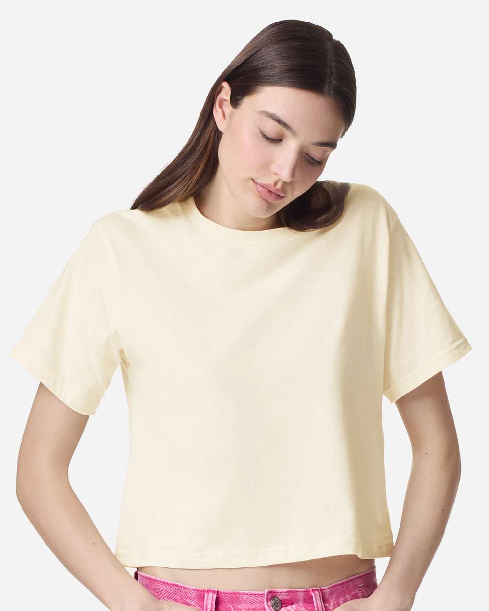 Women's Fine Jersey Boxy Tee - 102