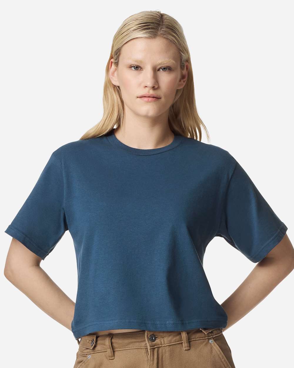 Women's Fine Jersey Boxy Tee - 102