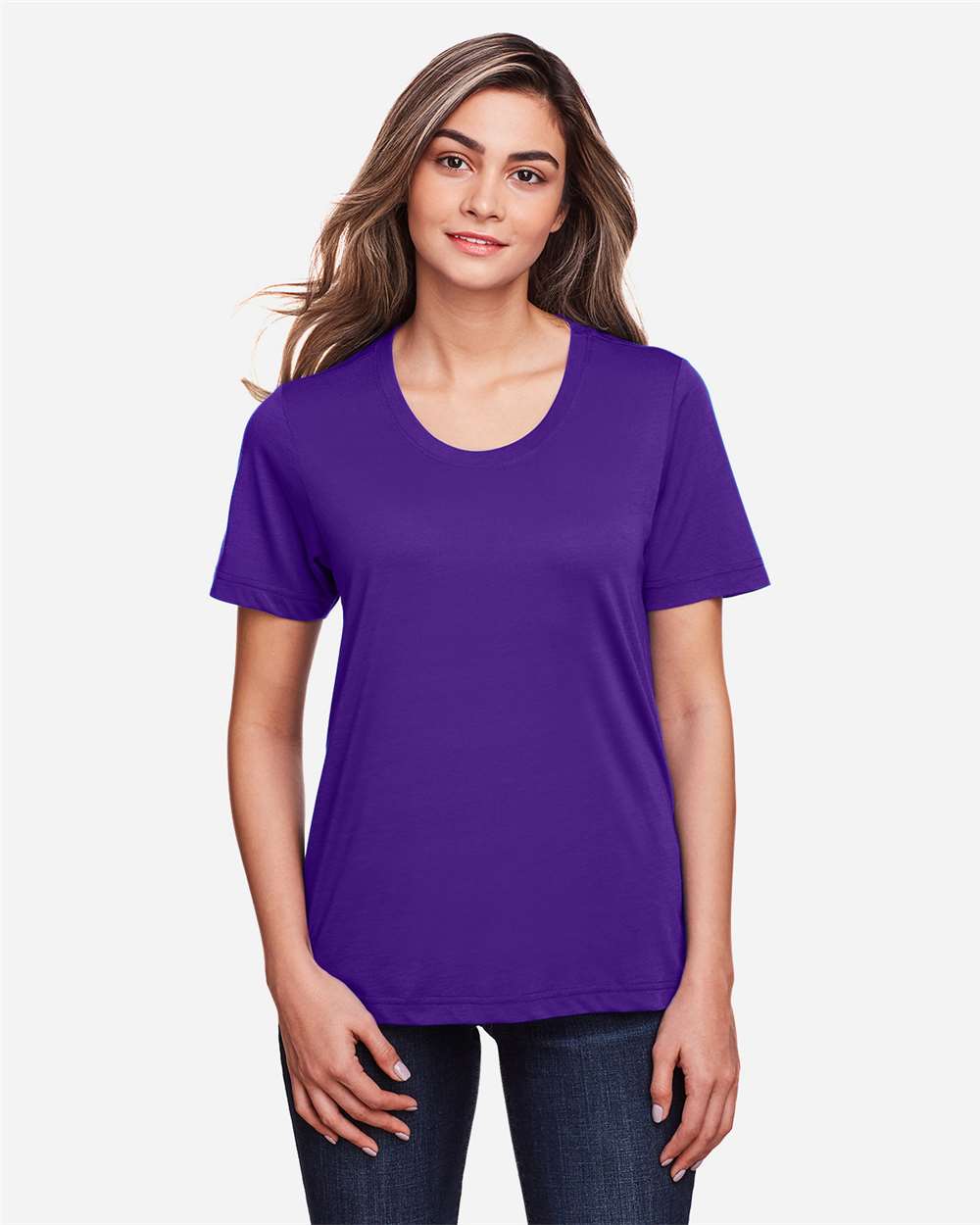 CORE365 Women’s Fusion ChromaSoft™ Performance T-Shirt – CE111W