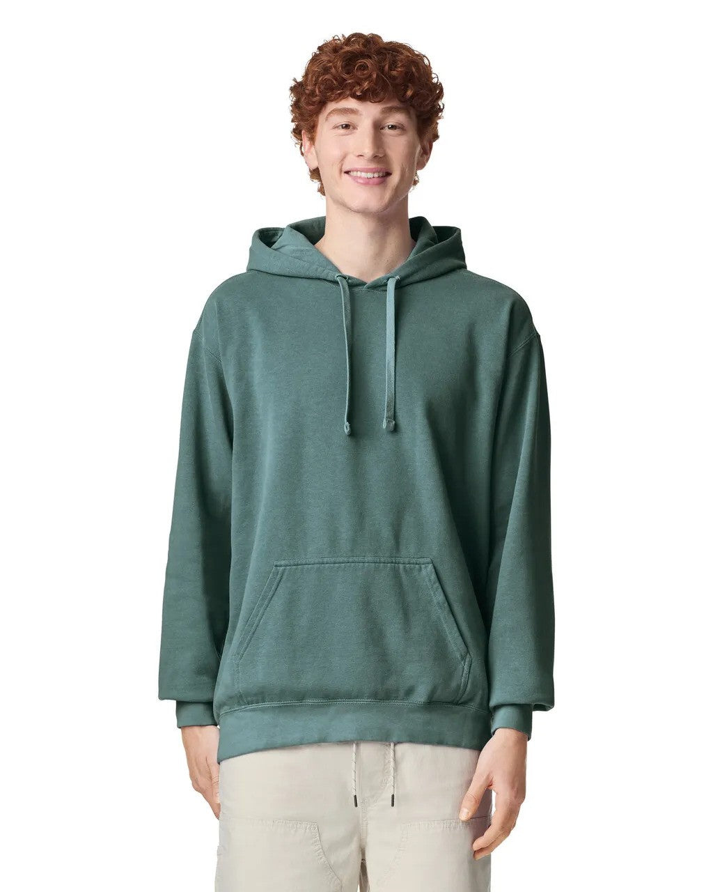 Garment-Dyed Hooded Sweatshirt - 1567