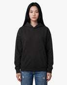 Adult Jerico Organic Oversized Hooded Sweatshirt, style 17, Black