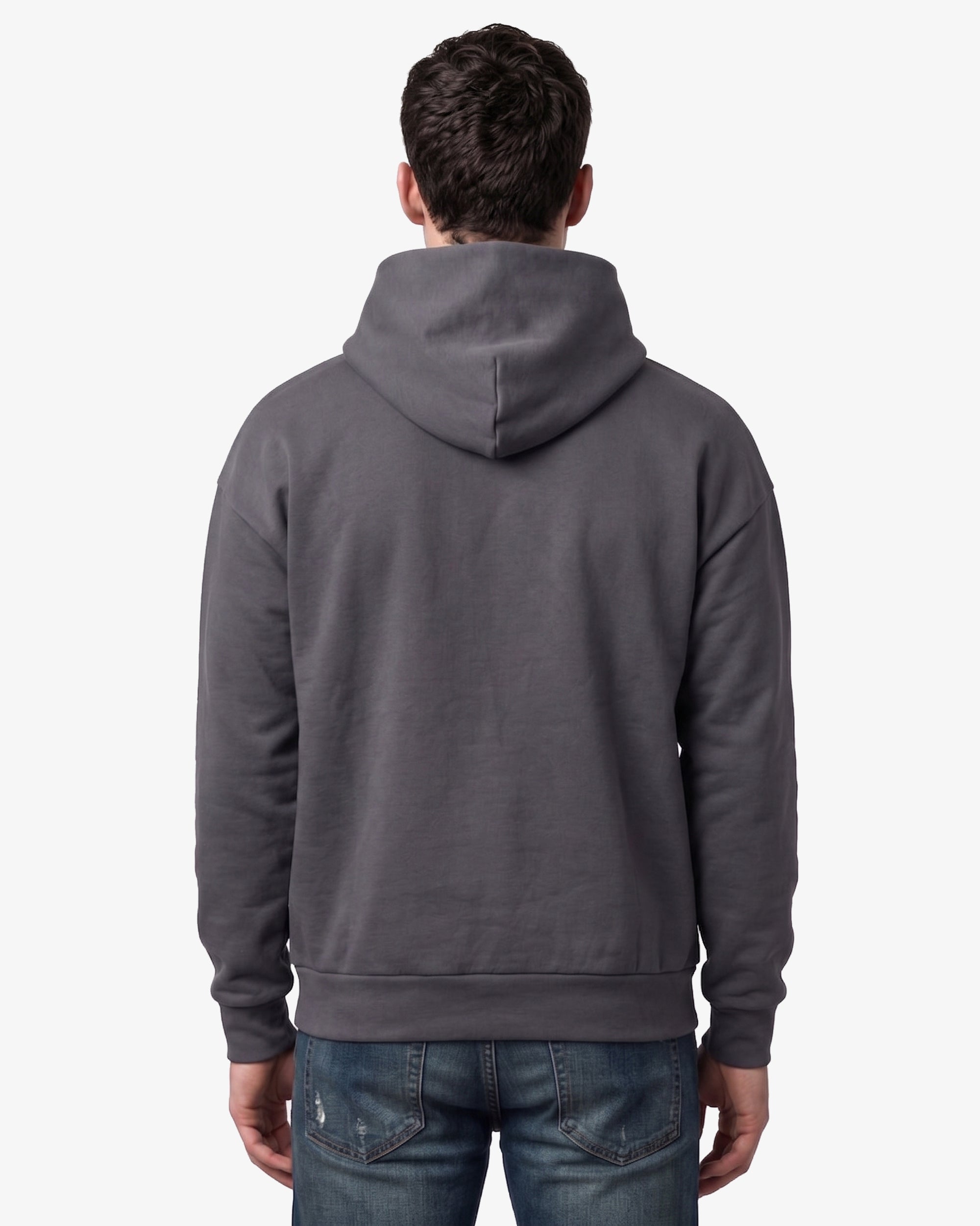 Adult Jerico Organic Oversized Hooded Sweatshirt, style 17, Oil Grey