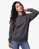 Adult Jerico Organic Oversized Hooded Sweatshirt, style 17, Oil Grey