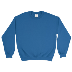 Custom Heavy Blend™ Crewneck Sweatshirt - 18000 - Print Me Shirts - Royal - Front