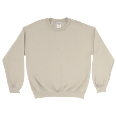Custom Heavy Blend™ Crewneck Sweatshirt - 18000 - Print Me Shirts - Sand - Front
