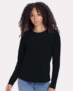Women's Cotton Relaxed Long Sleeve T-Shirt - 3911 – image 7