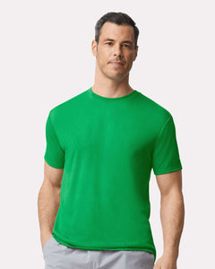 Custom Performance® T-Shirt - 42000 - Print Me Shirts - Irish Green - Front - Lifestyle