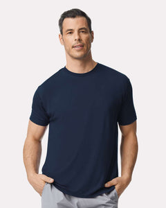 Custom Performance® T-Shirt - 42000 - Print Me Shirts - Navy - Front - Lifestyle