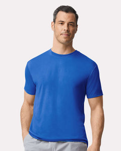 Custom Performance® T-Shirt - 42000 - Print Me Shirts - Royal Blue - Front - Lifestyle