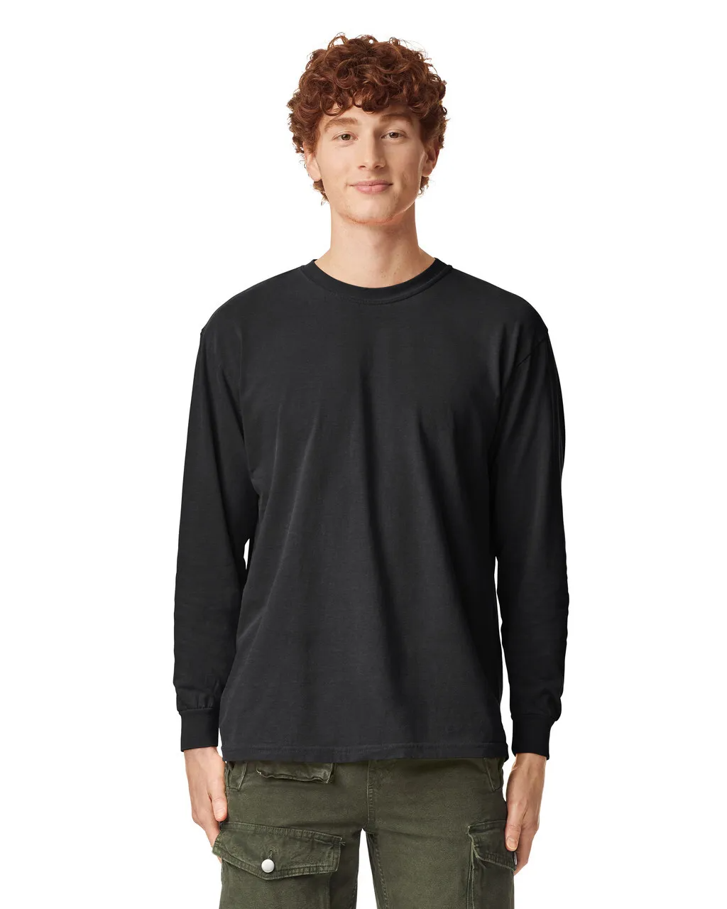 Garment-Dyed Heavyweight Unisex Long Sleeve T-Shirt - 6014