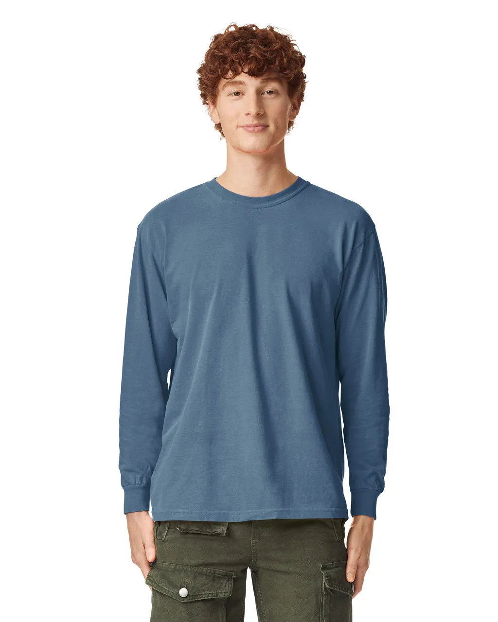 Garment-Dyed Heavyweight Unisex Long Sleeve T-Shirt - 6014