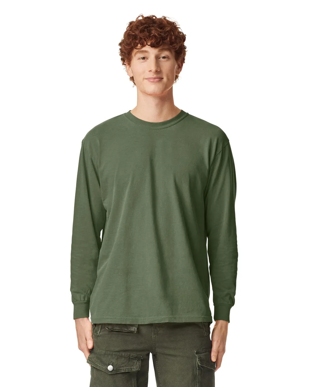 Garment-Dyed Heavyweight Unisex Long Sleeve T-Shirt - 6014