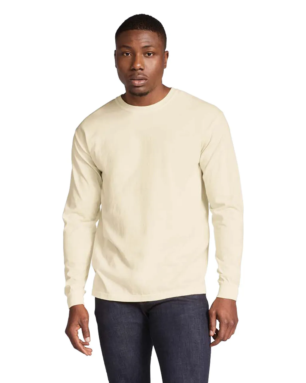Garment-Dyed Heavyweight Unisex Long Sleeve T-Shirt - 6014