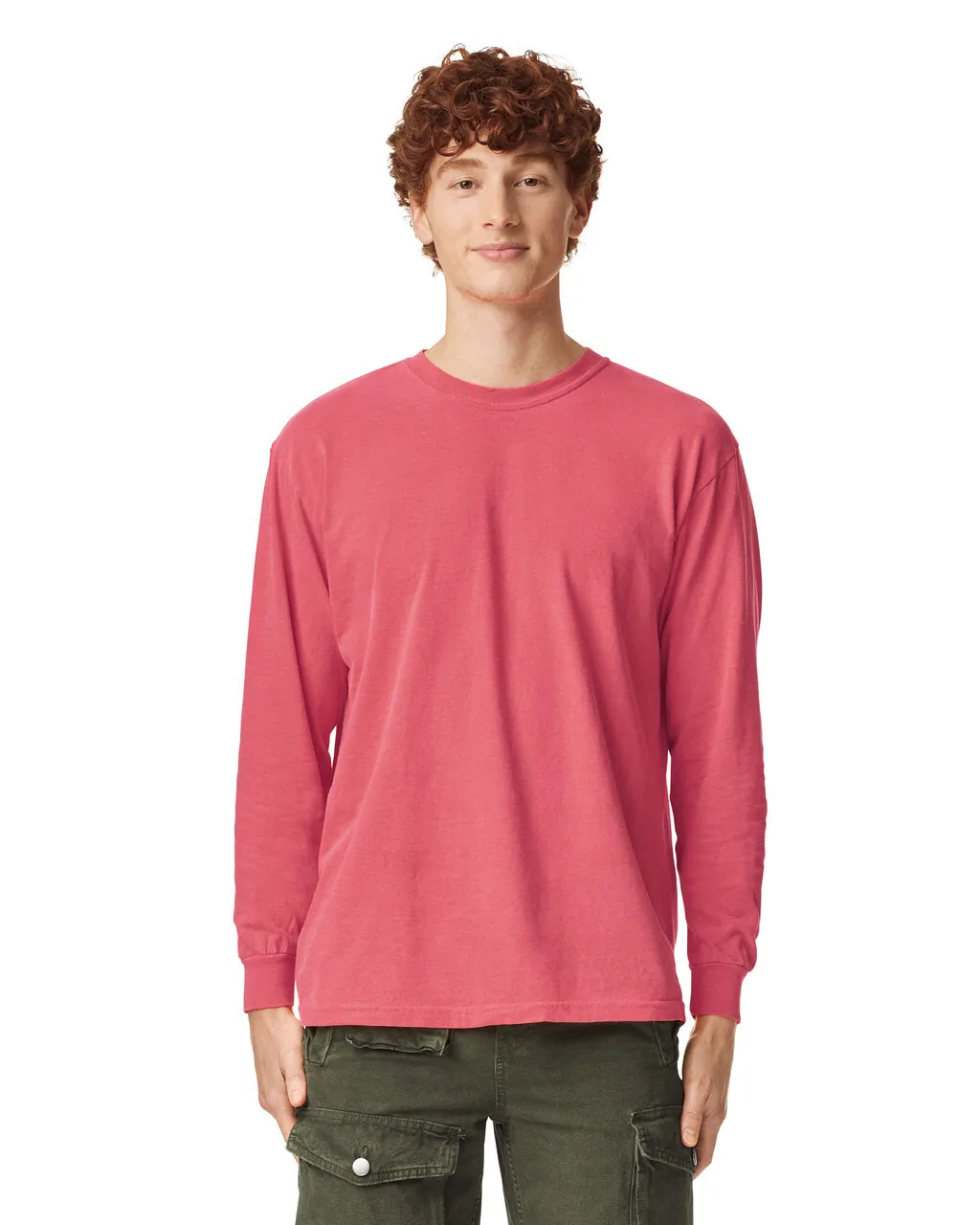 Garment-Dyed Heavyweight Unisex Long Sleeve T-Shirt - 6014