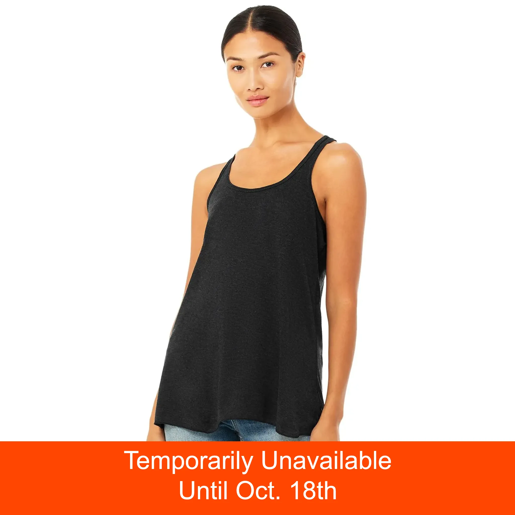 Women's Flowy Racerback Tank - 8800, Print Me Shirts