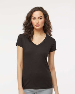 Women's Deluxe Blend V-Neck T-Shirt - 3542