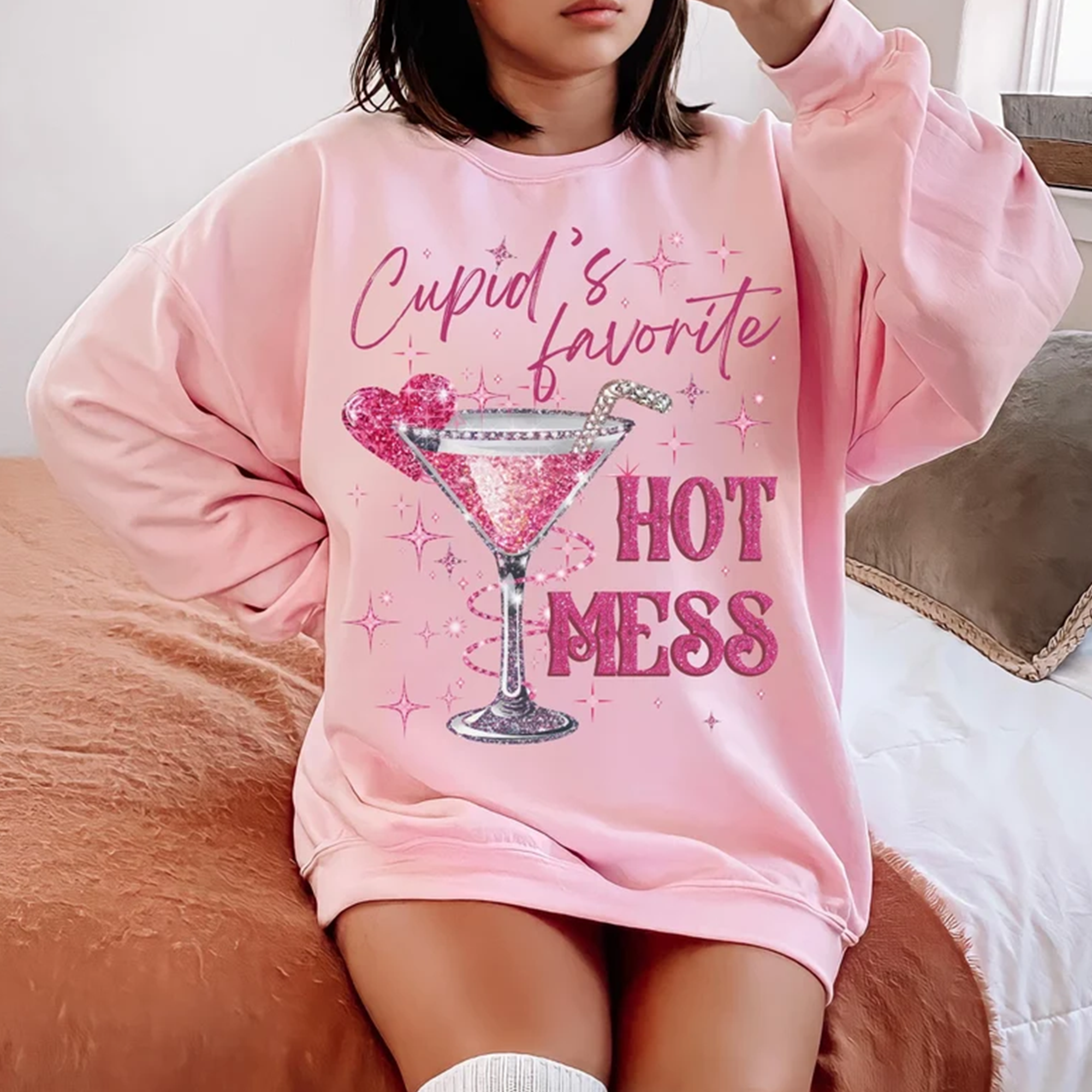 Cupid’s Hot Mess | Valentine’s Day Sweater