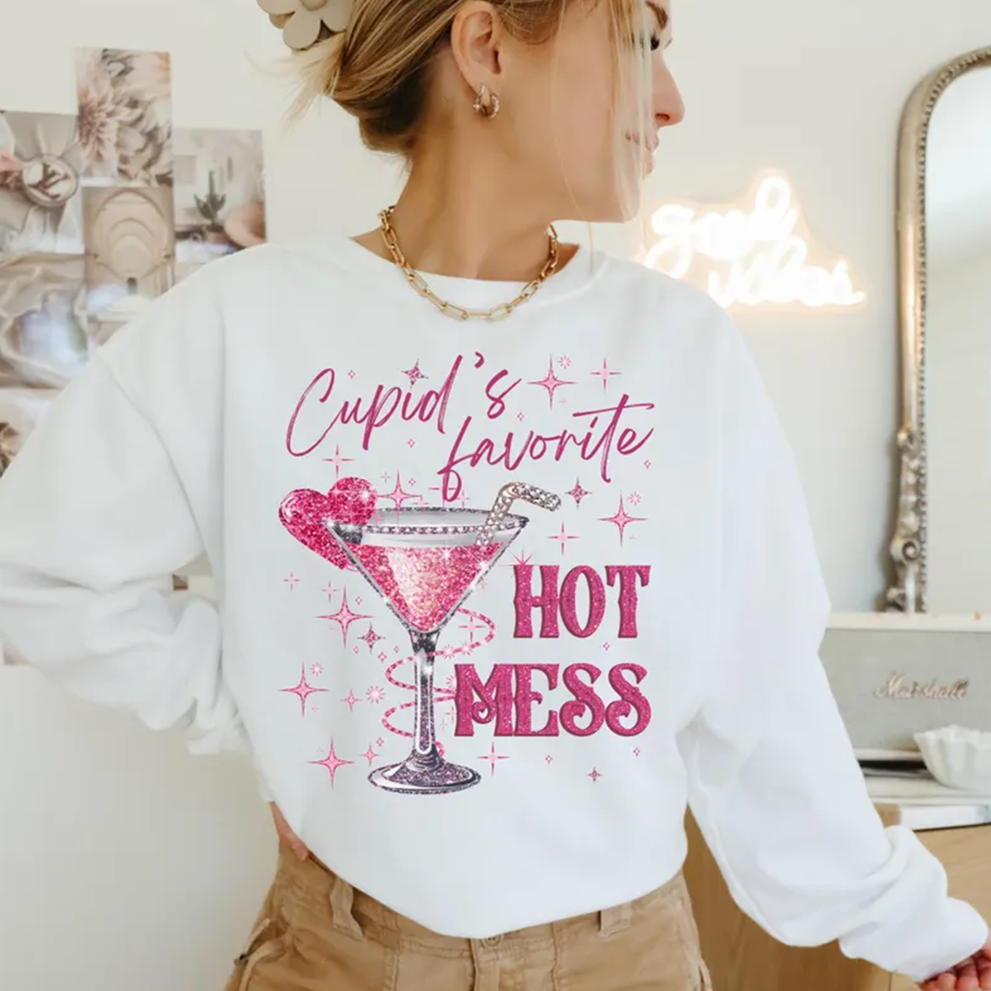 Cupid’s Hot Mess | Valentine’s Day Sweater