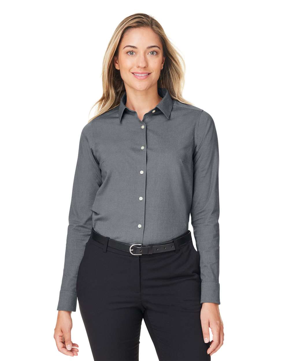Women's CrownLux Performance® Spencer Poplin Dress Shirt - DG505W