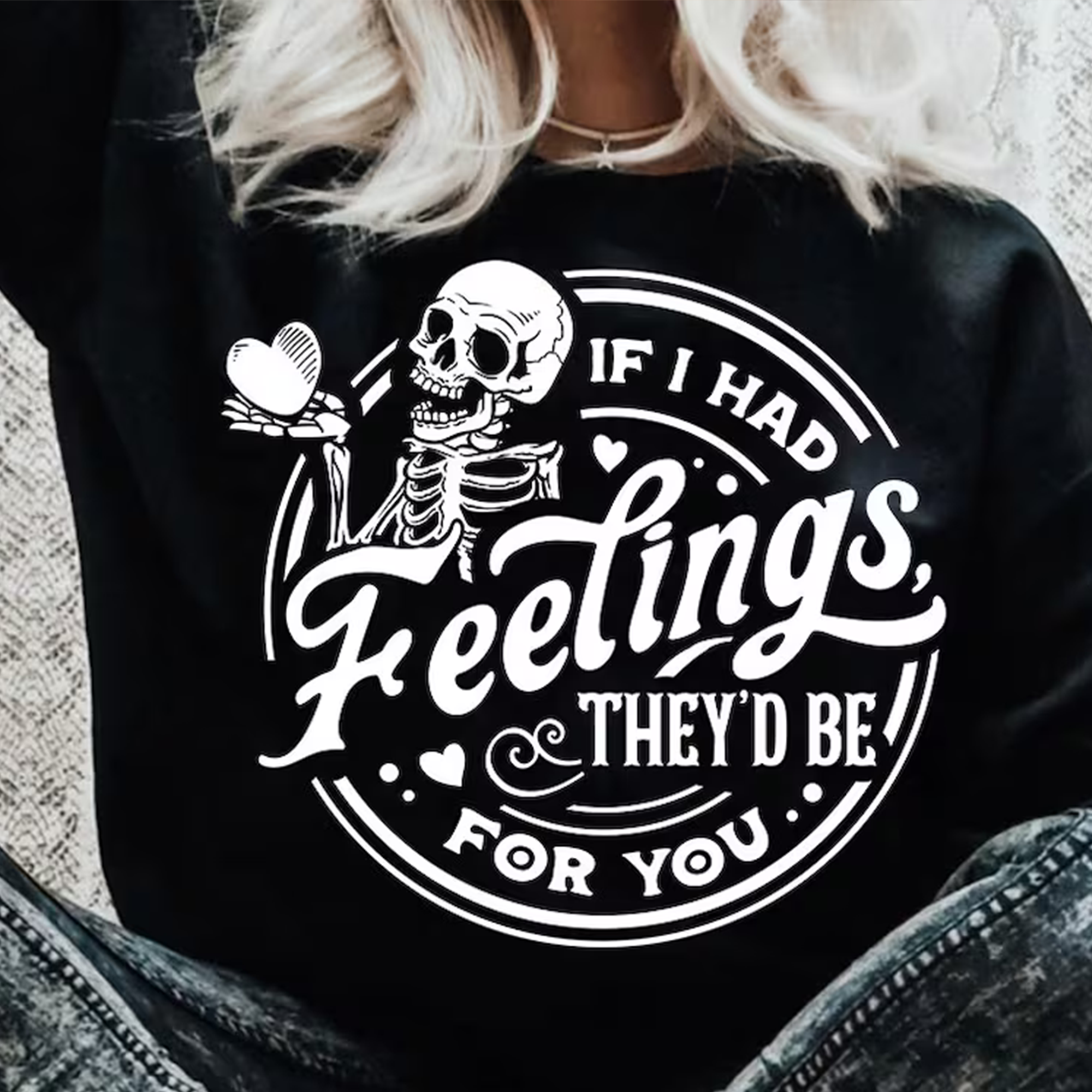 If I Had Feelings, They’d Be for You | Valentine’s Day Sweater