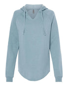 Women’s Lightweight California Wave Wash Hooded Sweatshirt - PRM2500 - Print Me Shirts