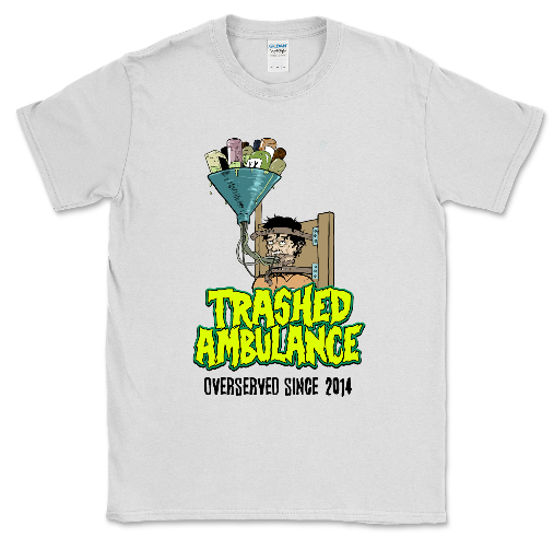 Ambulancia de la basura - Ambo de la camiseta del estado
