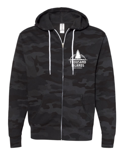 TIR-轻巧的拉链连帽衫（双面）