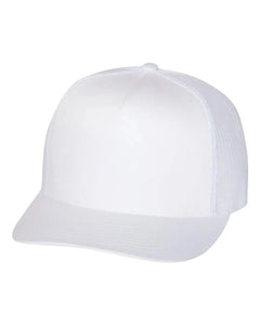 Flat Bill Trucker Cap - 6006 - Print Me Shirts
