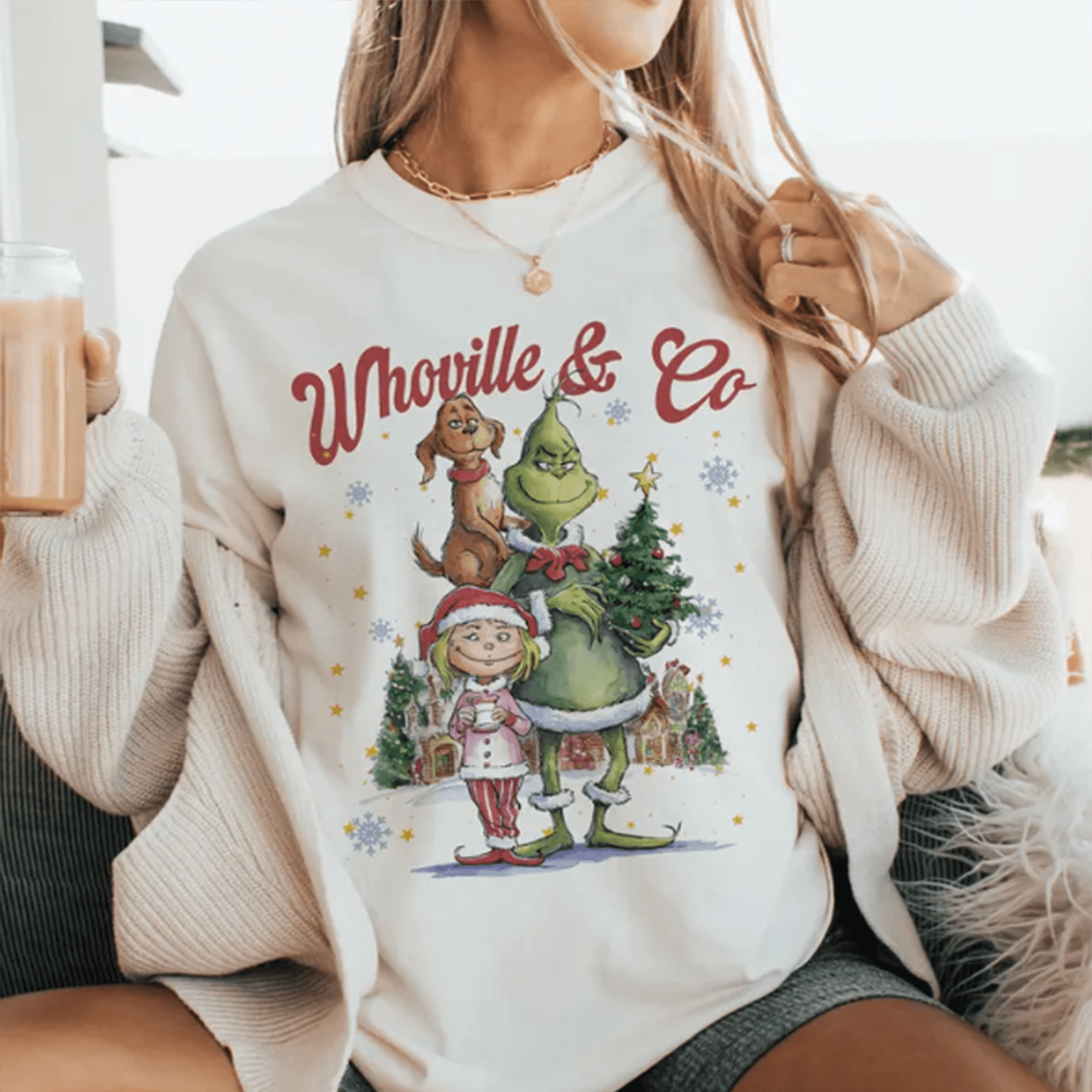 Pull de Noël Whoville | Imprimez-moi des chemises