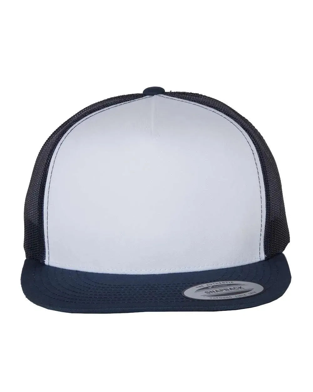 Flat Bill Trucker Cap - 6006 - Print Me Shirts