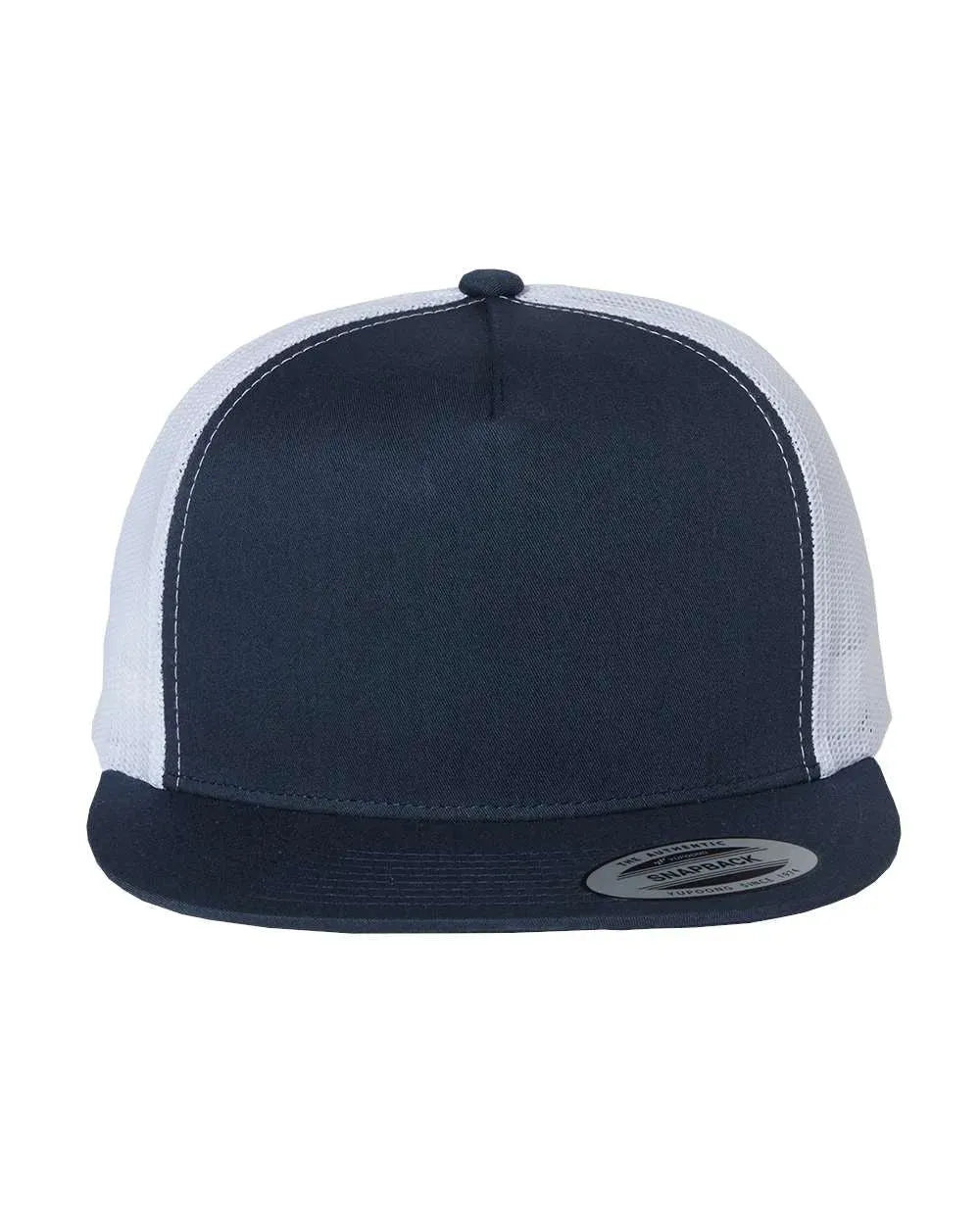 Flat Bill Trucker Cap - 6006 - Print Me Shirts