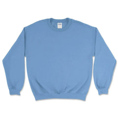 Custom Heavy Blend™ Crewneck Sweatshirt - 18000 - Print Me Shirts - Carolina Blue - Front
