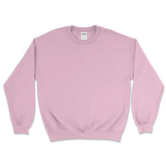 Custom Heavy Blend™ Crewneck Sweatshirt - 18000 - Print Me Shirts - Light Pink - Front