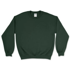 Custom Heavy Blend™ Crewneck Sweatshirt - 18000 - Print Me Shirts - Forest - Front