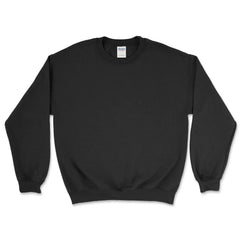 Custom Heavy Blend™ Crewneck Sweatshirt - 18000 - Print Me Shirts - Black - Front