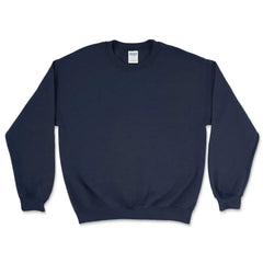 Custom Heavy Blend™ Crewneck Sweatshirt - 18000 - Print Me Shirts - Navy - Front