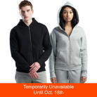 Premium Eco Fleece Full-Zip Hooded Sweatshirt - Style 95, Print Me Shirts