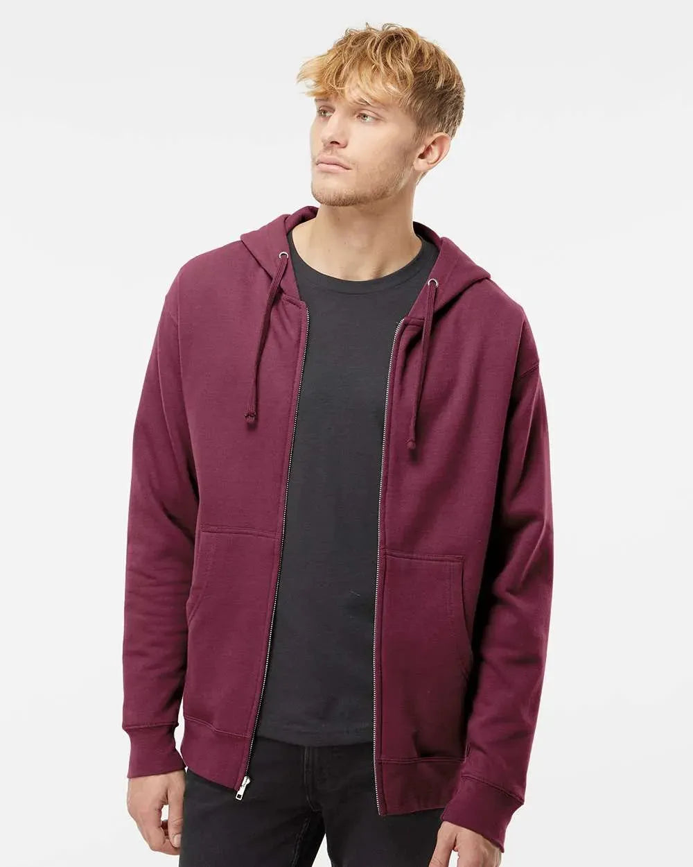 Midweight Full-Zip Hooded Sweatshirt - SS4500Z - Print Me Shirts