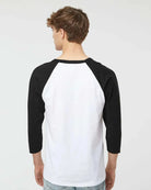 Raglan Three-Quarter Sleeve Baseball T-Shirt - 5540 - Print Me Shirts