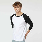 Raglan Three-Quarter Sleeve Baseball T-Shirt - 5540 - Print Me Shirts