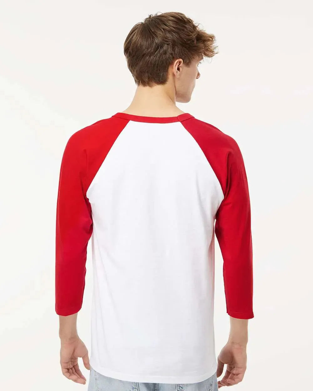 Raglan Three-Quarter Sleeve Baseball T-Shirt - 5540 - Print Me Shirts