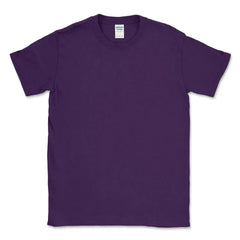 Custom Softstyle® T-Shirt - 64000 - Print Me Shirts - Purple - Front