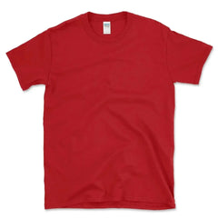 Custom Softstyle® T-Shirt - 64000 - Print Me Shirts - Red - Front